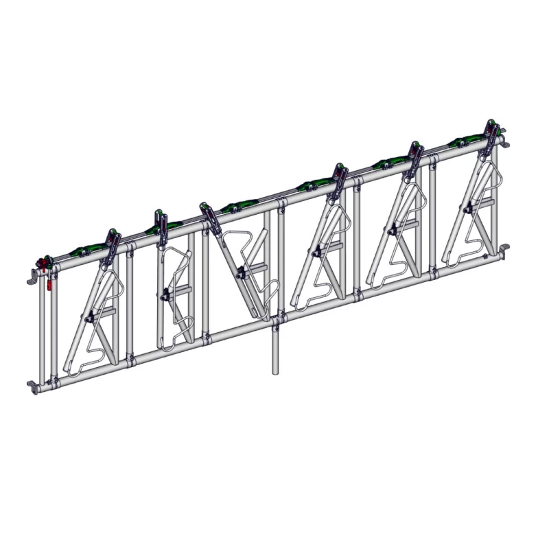 Хэдлок регулируемый Safety® IV, секция по 4м, 6 взрослых животных на 4м, 125 кг