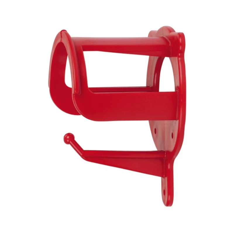 Стойка для уздечки пластиковая, красная