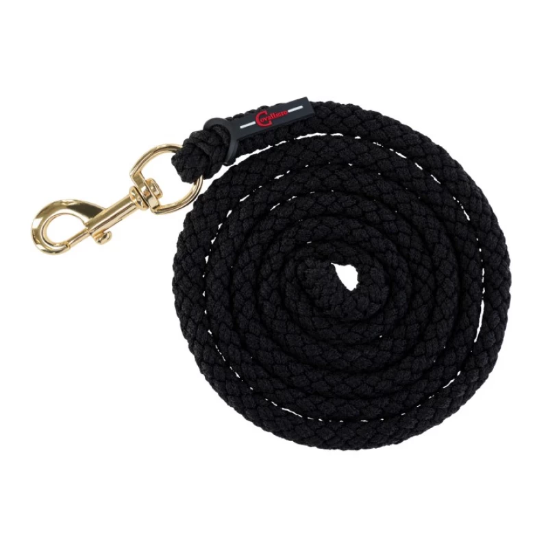 Чумбур TopLine 200см, карабин, черный