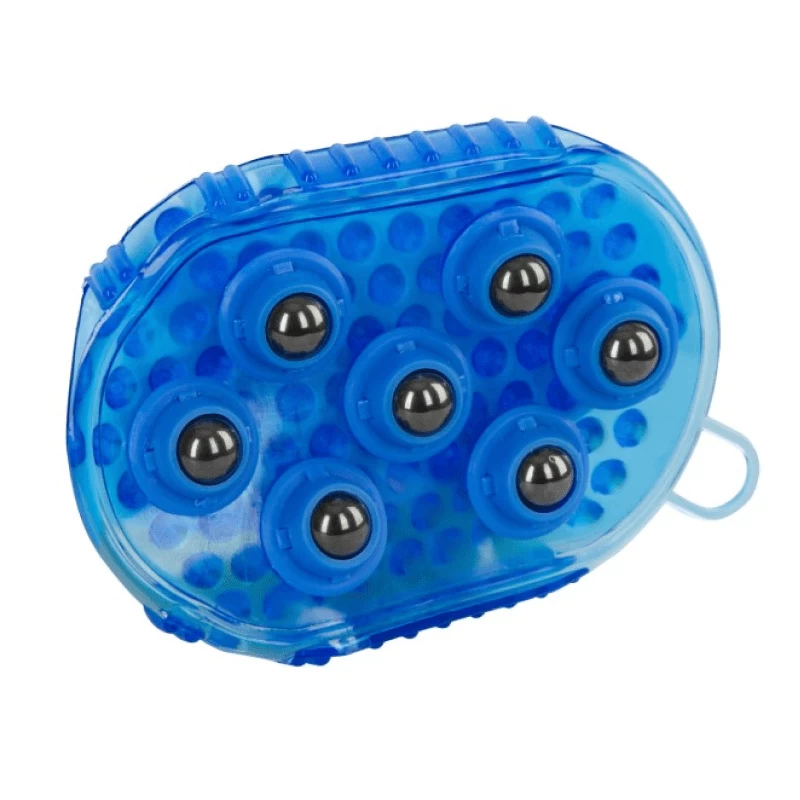 Магнитная массажная расческа Сurry, синяя