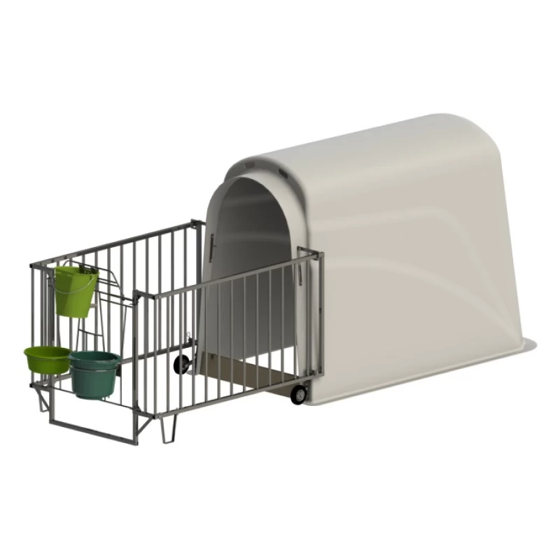 Домик для телят Master Plus PE UV+ с тяжелым ограждением