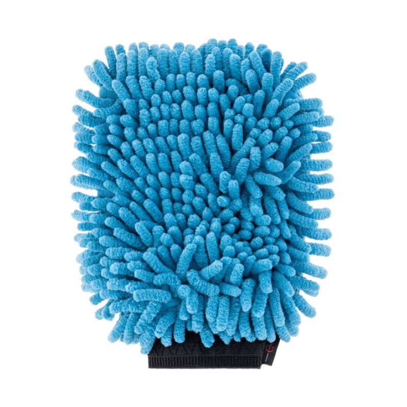 Перчатка для ухода за шерстью из микрофибры, синяя