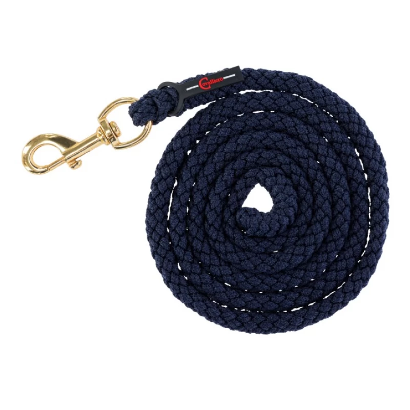 Чумбур TopLine 200см, карабин, темно-синий