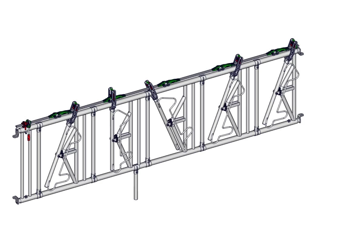 Хэдлок регулируемый Safety® IV, секция по 4м, 5 взрослых животных на 4м,116кг