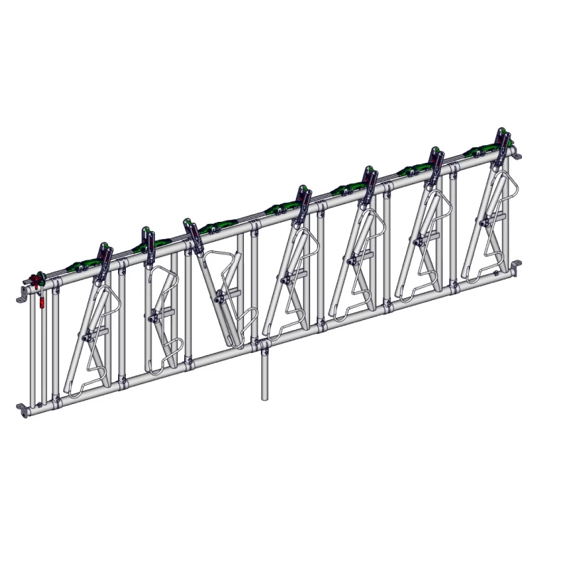 Хэдлок регулируемый Safety® IV, секция по 4м, для нетелей, 7 животных в возрасте 6-14 месяцев на 4м, 145кг