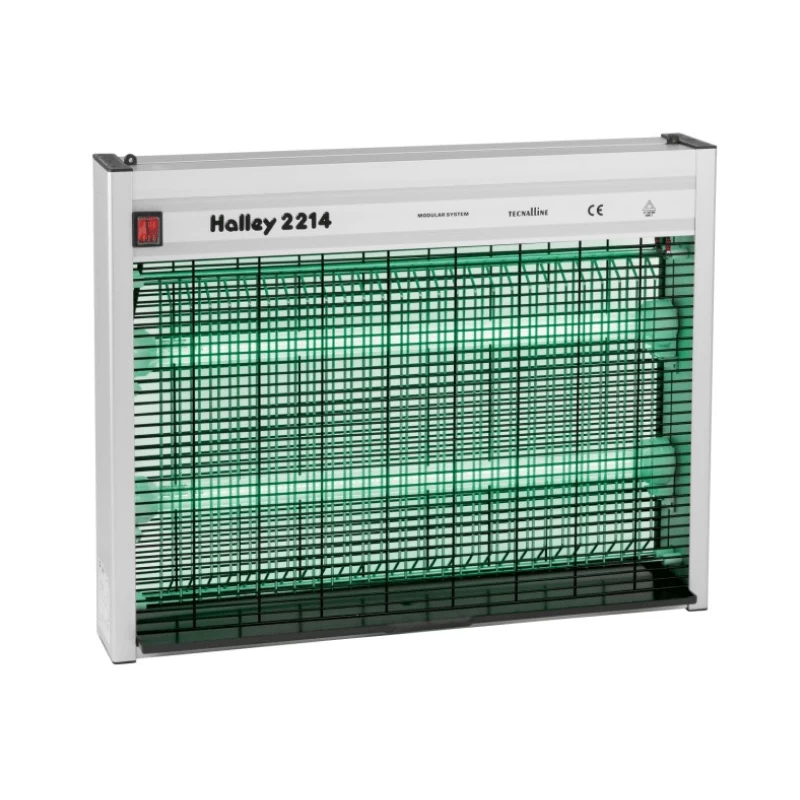 Электрический уничтожитель мух Halley 2214, CE, IP44, 2x20Вт, зеленый