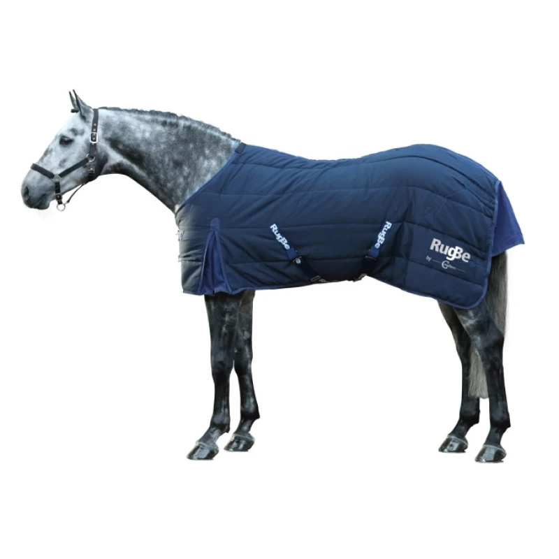 Попона денниковая RugBe Indoor 155см - 205см, синяя
