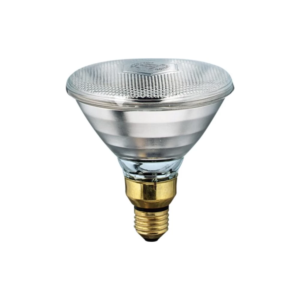 Лампа PAR38  белая , 175W , твердостекольная , патрон E27