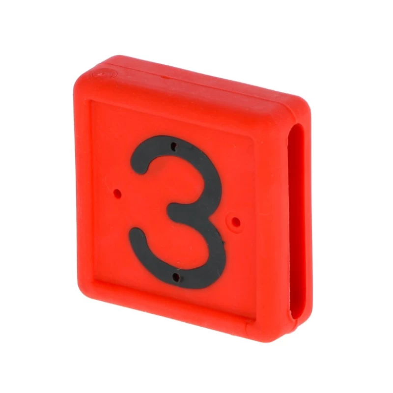 208423 Цифровой блок 3, красный, 36х36мм Kerbl