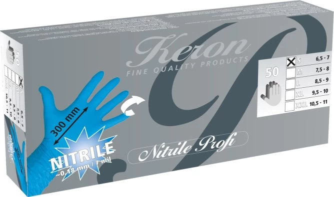 Перчатки нитриловые Nitrile Premium, длина 30см, размер М