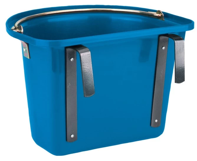 Кормушка 12л с подвесным кронштейном и ручкой для переноски, синяя