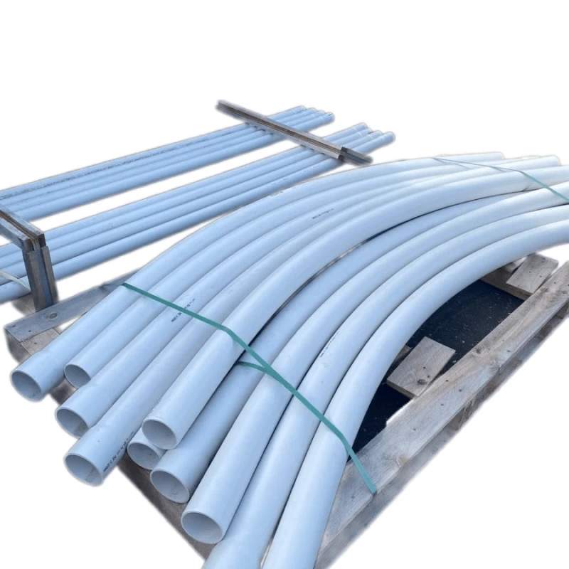 Колено ПВХ 45°, Ø90мм, радиус2550мм 
