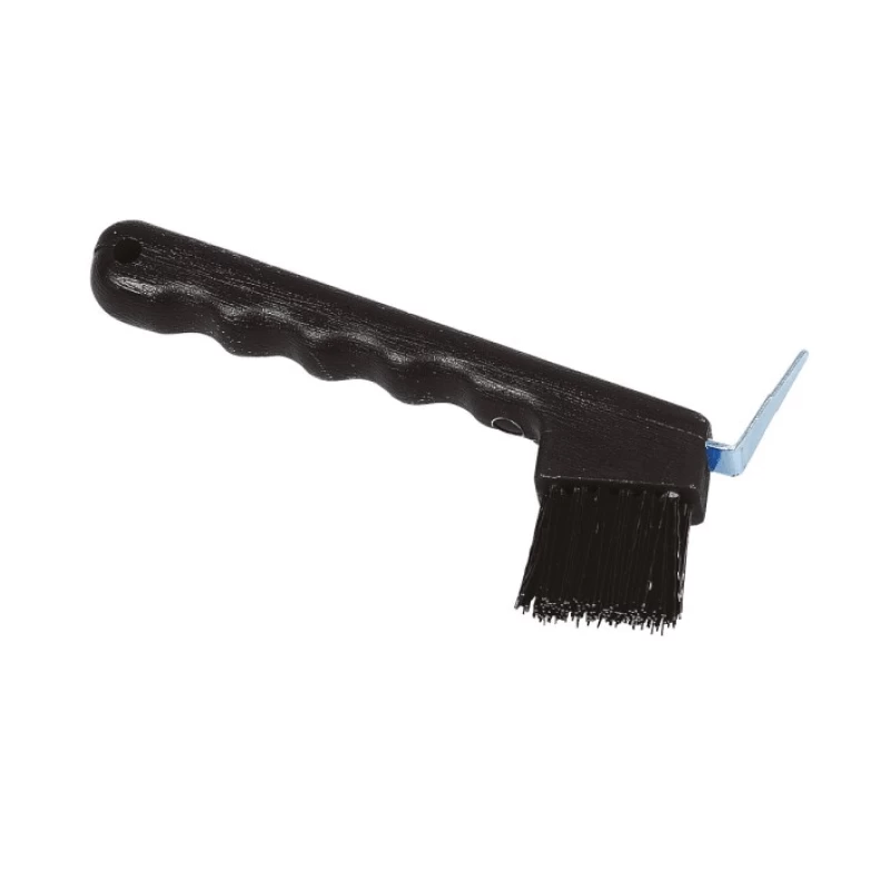 Щетка для копыт с кисточкой, черная