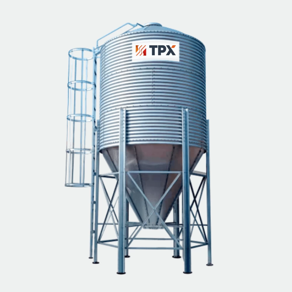 Бункер для корма металлический