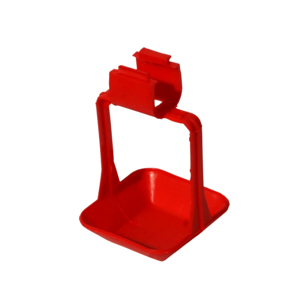 Каплеулавливающая чашечка 70х70мм, С-профиль для 22мм квадратной трубаы 