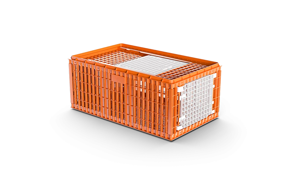 Ящик для транспортировки индюшки 97X58X42 см с 2 дверцами