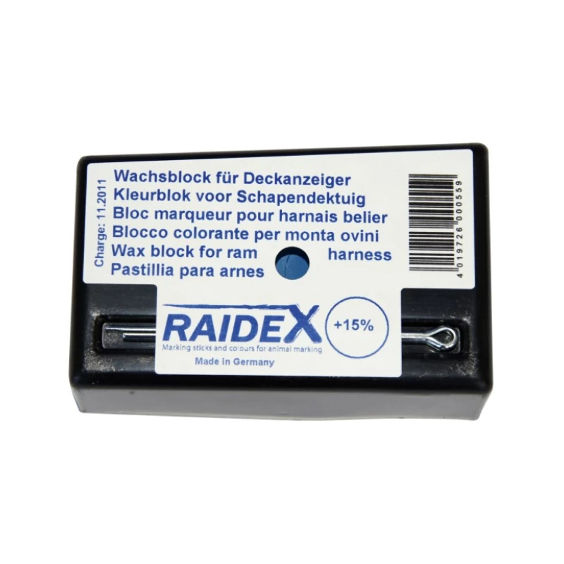 Восковой блок RAIDEX, синего цвета