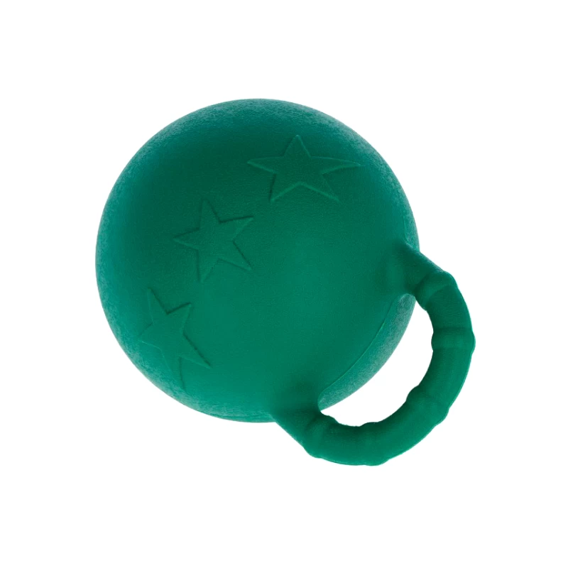 Мяч игровой для лошадей 25см, зеленый, вкус яблоко