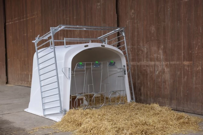  Домик для телят CalfHouse Premium DUO с ограждением