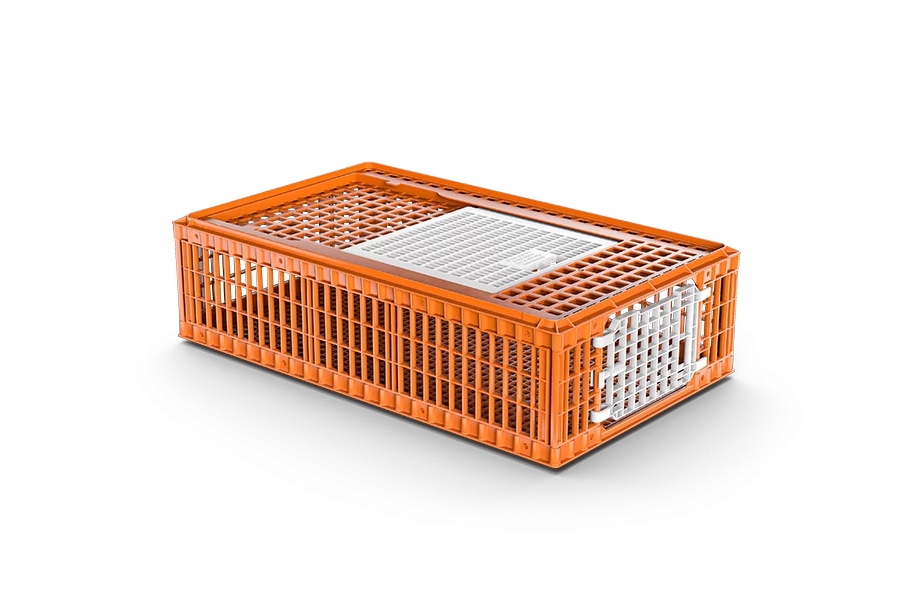 Ящик для транспортировки цыплят PIEDMONT 97X58X27 см с 2 дверцами