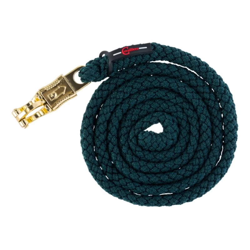 Чумбур TopLine 200см, карабин-паника, аквамарин