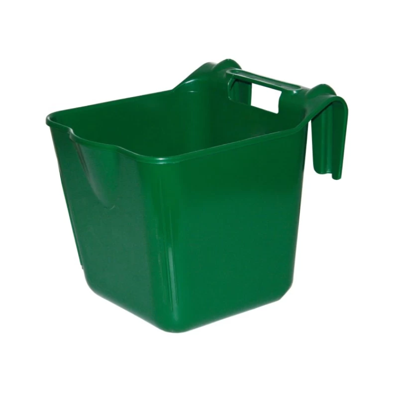 Кормушка подвесная для кормления объемом 13л, зеленая