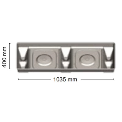 Корыто для кормушки CLASSIC JUMBO ОТКОРМ, 15см, 18-120кг