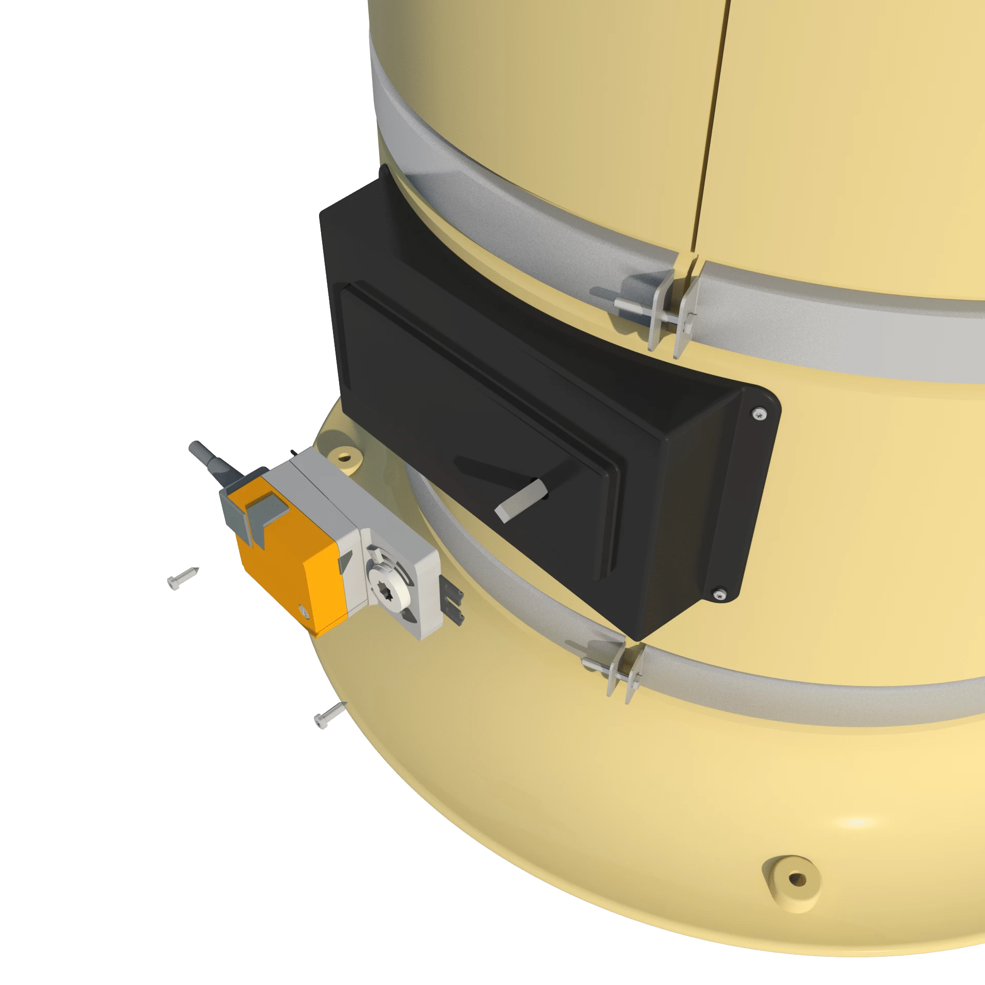 Вытяжной дымоход с конической заслонкой CDC