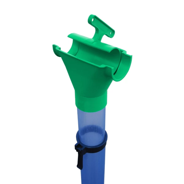 Тройник с поворотным клапаном ECO+ телескопическая трубка, зелёный