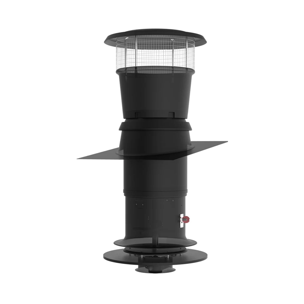 Приточная шахта с подмешивающим вентилятором TPXHWZ36BX-TC 900мм (19000м³/ч, 750Вт/380В, утепленный)