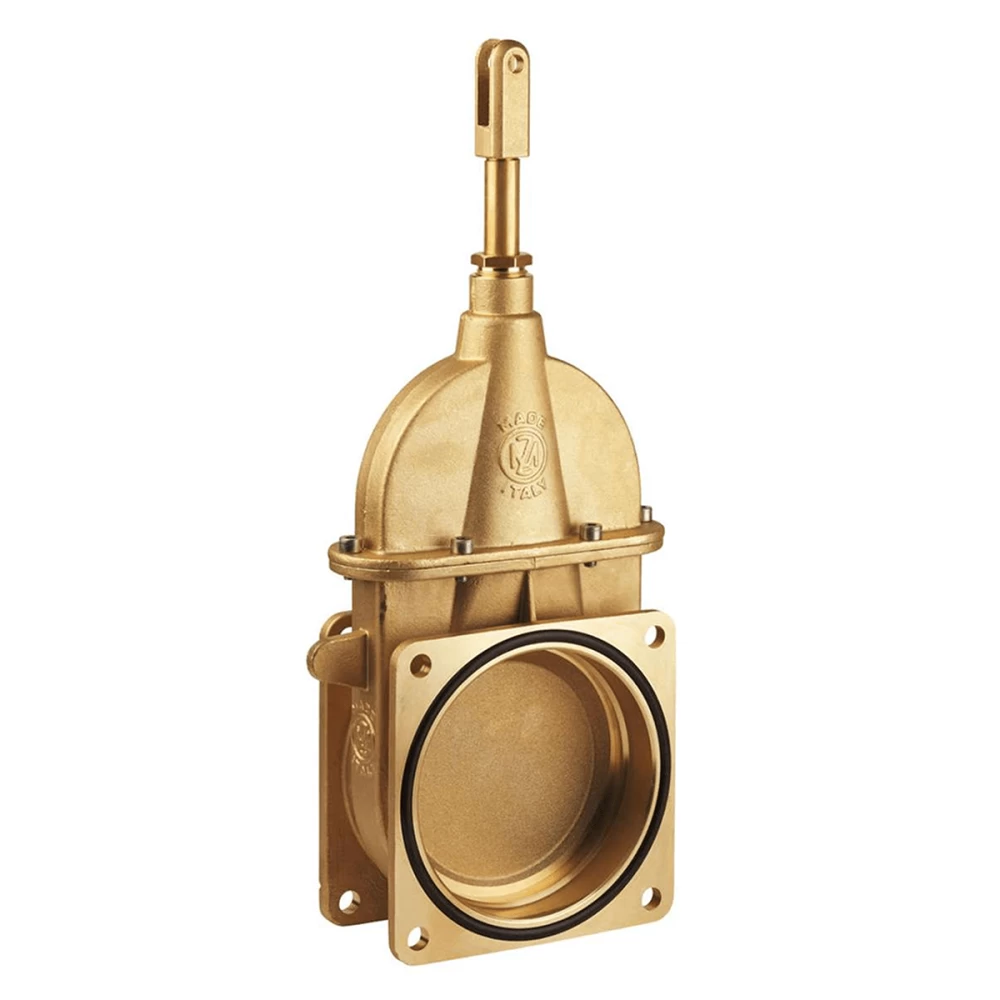 Ножевая задвижка 6", 2,5bar, латунная