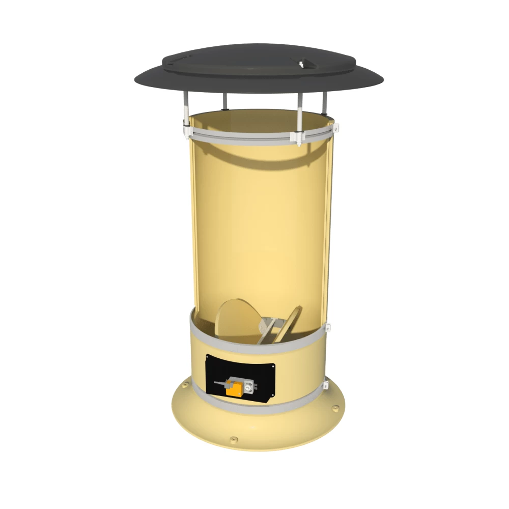 Вытяжной дымоход с дождевым колпачком RDC