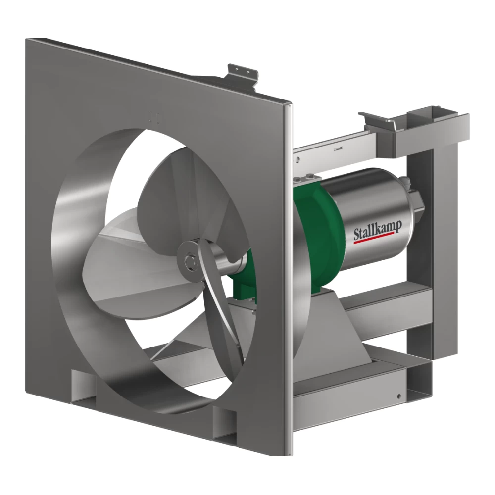 Миксер для навоза в канал TMR3D-Z-220 (22кВт, Bg.160, лопасти Ø775, обороты 273U/min)