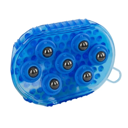 Магнитная массажная расческа Сurry, синяя