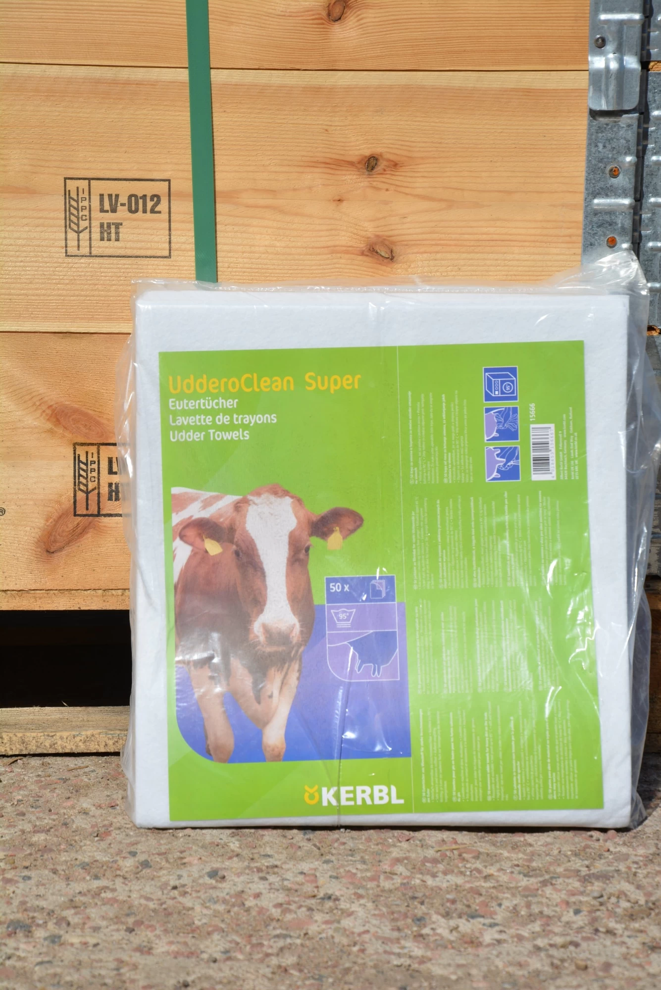 15666 Салфетка для вымени, сменная, 50 листов, 34x37см Kerbl