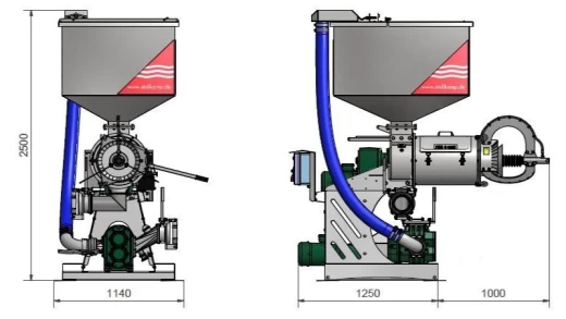 Прессо-шнековый сепаратор в качестве мобильной системы “Small” PSS-mEl