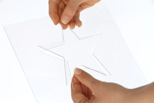 Режущий шаблон  для шерсти