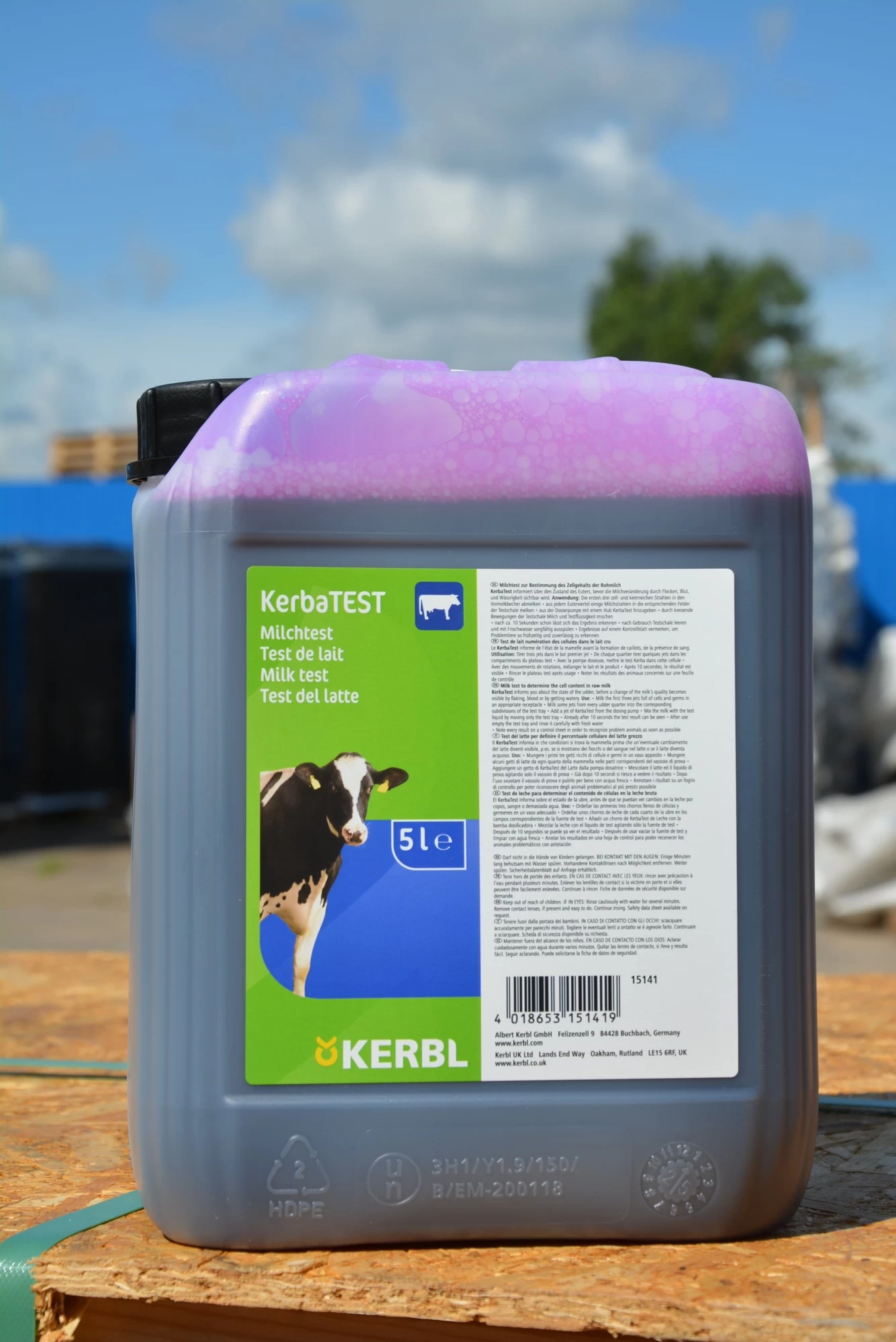 15141 Молочный тест KerbaTEST, 5л Kerbl