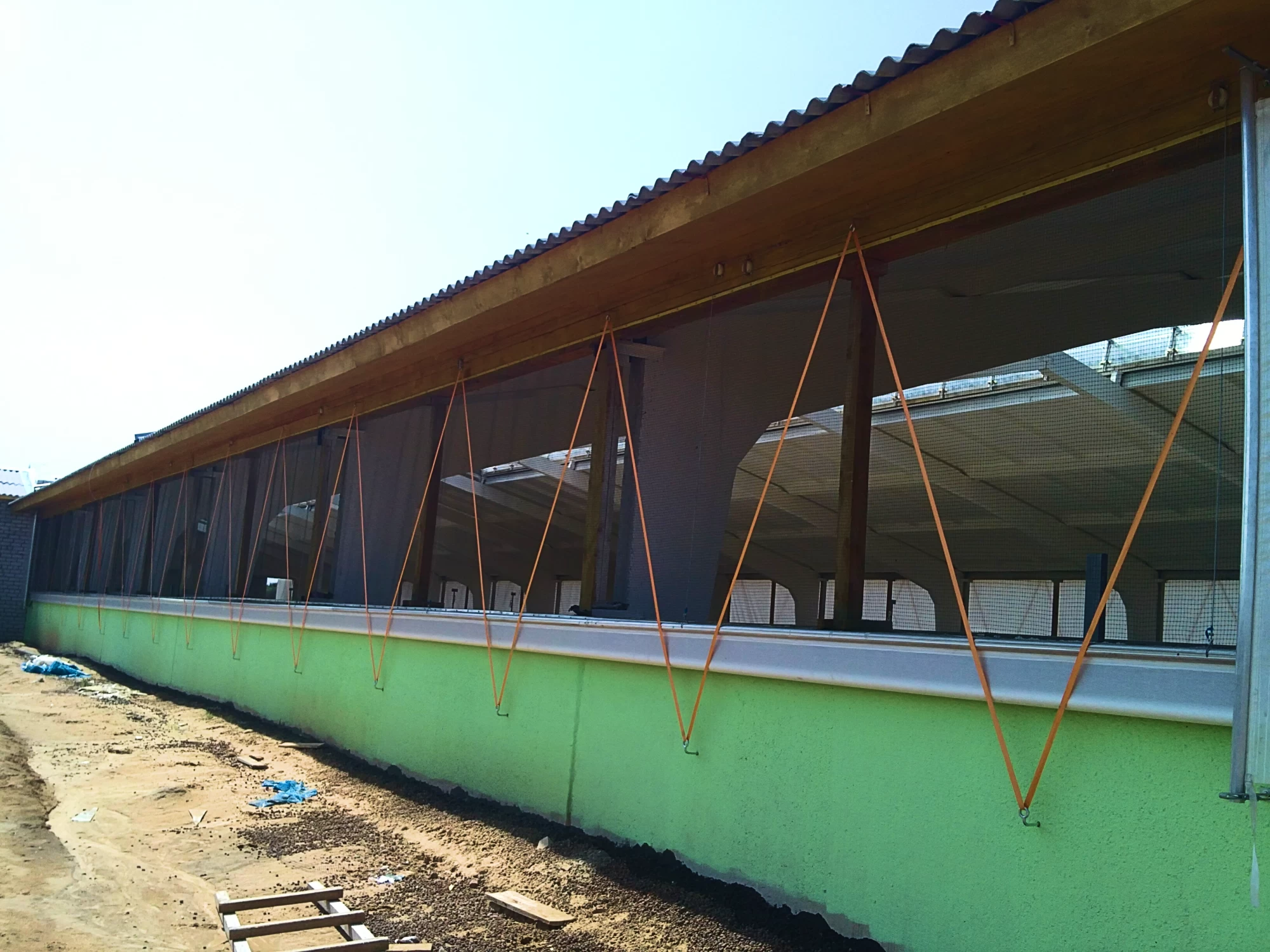 Шторы ПВХ для коровника