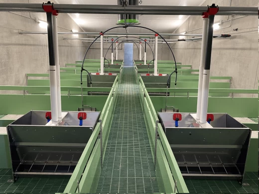 Кормовой автомат AP5W/2 MF для подсвинков, в разобранном виде