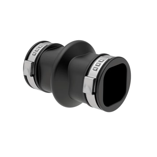 Резиновое соединение с уплотнениями для трубы 28х28