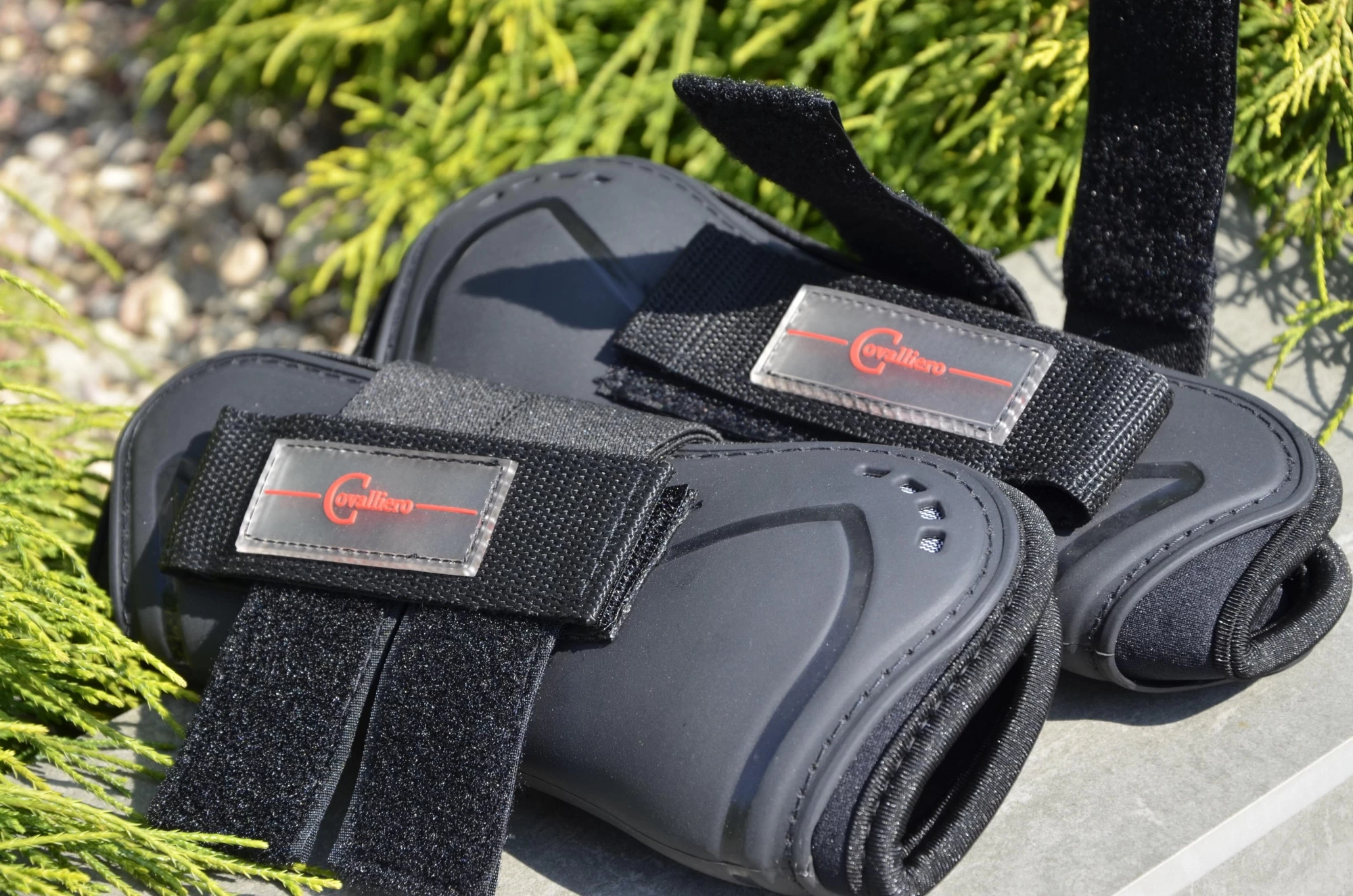 Ногавки Covalliero TecAir  передние, размер Cob, черные