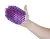 Магнитная массажная расческа Сurry, фиолетовая