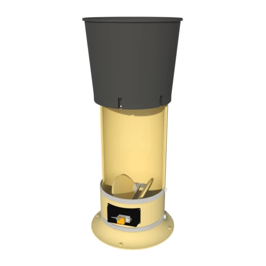 Вытяжной дымоход с конической заслонкой CDC