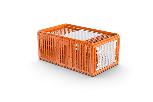 Ящик для транспортировки индюшки 97X58X42 см с 2 дверцами