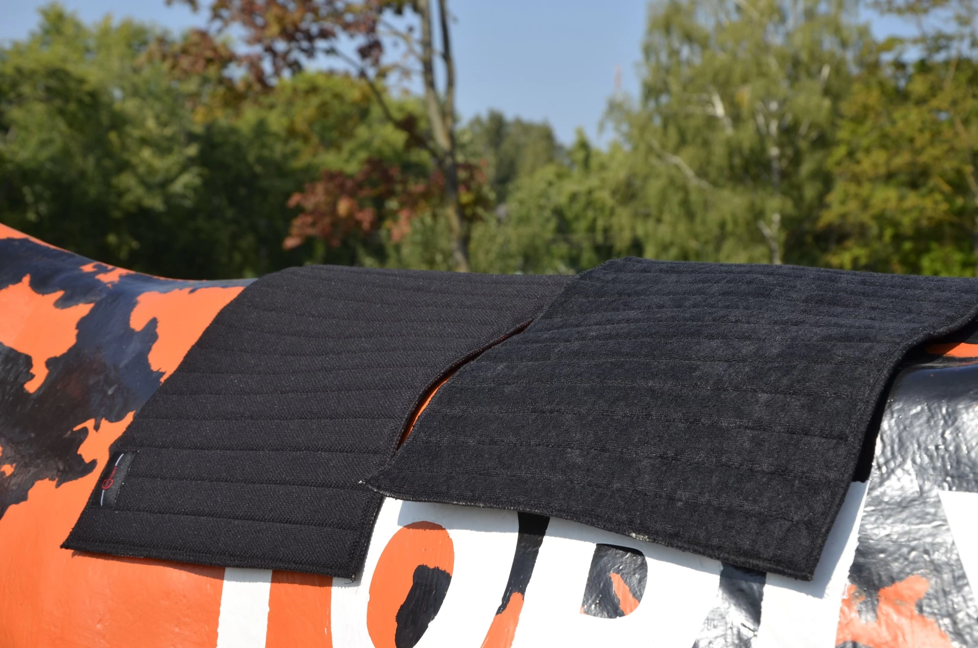 Подкладка (ватник) под бандаж 49х29см, черные