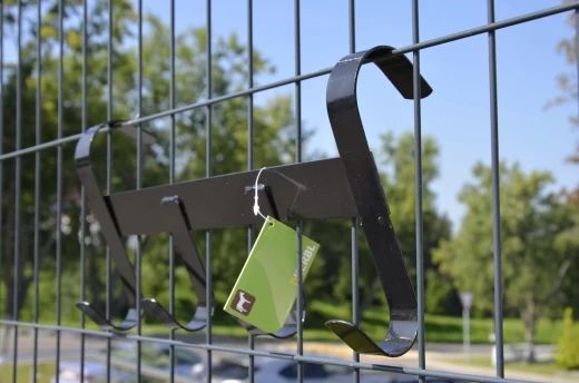 Крепление для уздечки с 4 крючками, черное