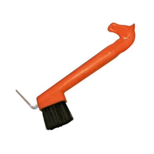 Щетка для копыт, оранжевая