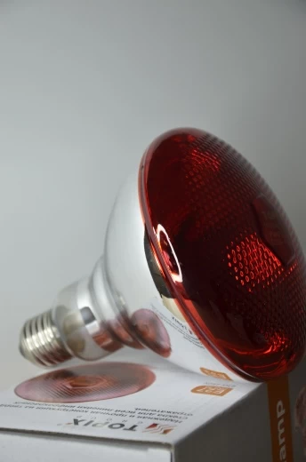 Лампа TOPIX PAR38 красная 100W-220V, твердостекольная, патрон E27