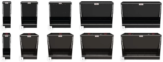 Кормовой автомат Стандарт AP4T для откормочников, в разобранном виде